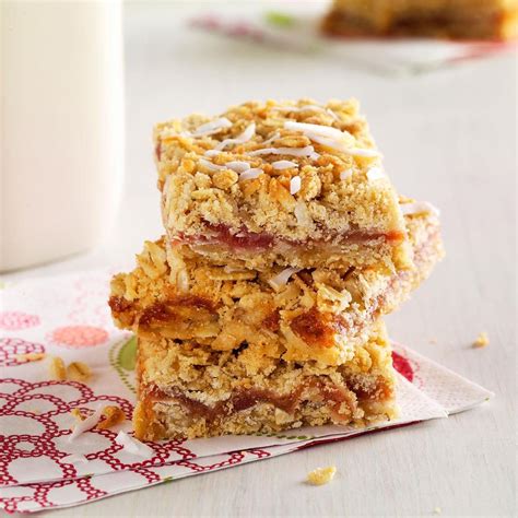 Rhubarb Oat Bars Recipe How To Make It