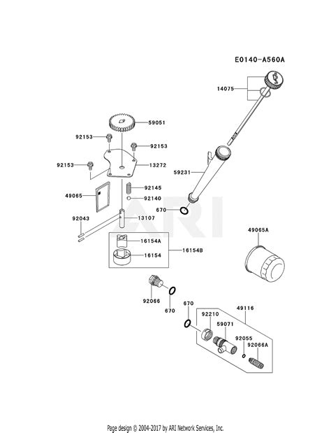 Kawasaki Fx801v As14 4 Stroke Engine Fx801v Parts Diagram For Lubrication Equipment