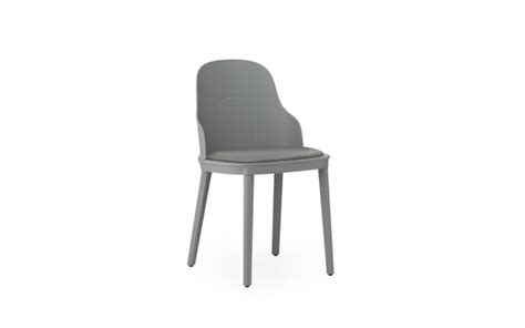 Normann Copenhagen Allez Chaise Cuir Gris Living And Co