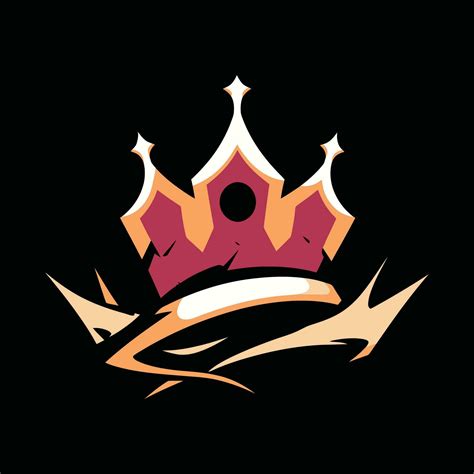 King Crown Head Mascot Logo for Esport. King Crown T-shirt Design. King ...