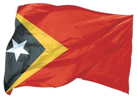 Wehende Flagge Osttimor