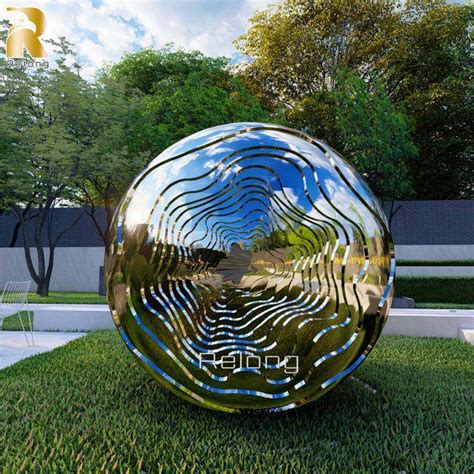 Large Garden Metal Abstract Ball Art Sculpture Modern Metal Sculptures for Sale - Art Sculpture ...