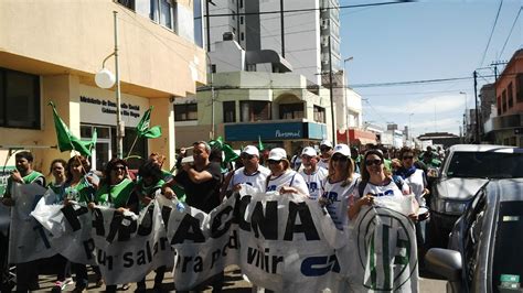 Paro De Ate Masiva Movilizaci N En Viedma Junto A Docentes Pido La