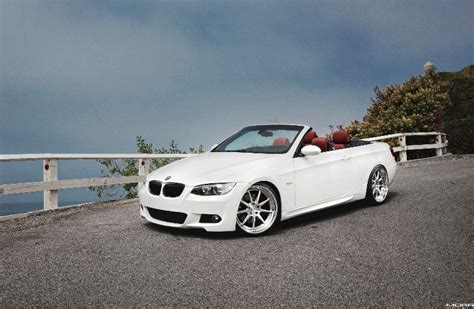 Bmw 335i Convertible Alpine White Riding On Morr Wheels Bmwcoop