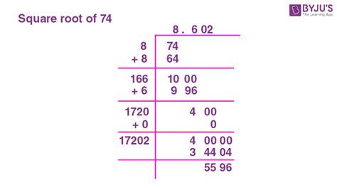 Simplify Square Root Of 74 Mastering The Basics Beyond