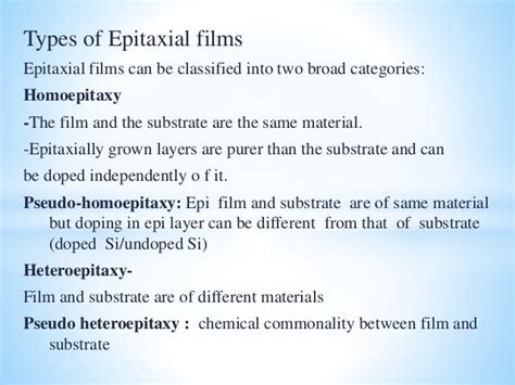 Epitaxy growth