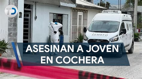 Asesinan A Joven De Tres Balazos En La Cochera De Su Vivienda En