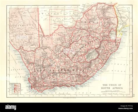 UNION OF SOUTH AFRICA Including Namibia Under League Of Nations Mandate