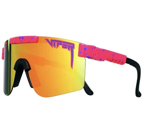 Authentic Pit Viper Sunglasses The Radical Polarized Pink Speckled