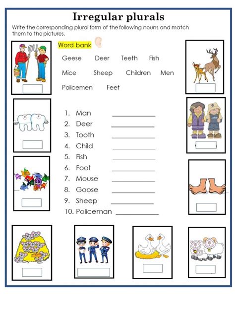 The Plural Of Nouns Interactive Exercise For St Grade You Can Do The