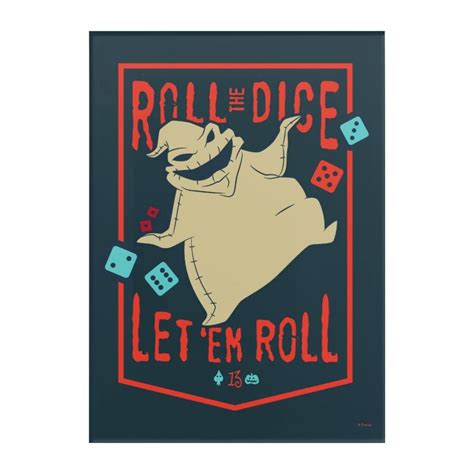 Oogie Boogie | Roll The Dice Acrylic Print | Zazzle | Oogie boogie ...