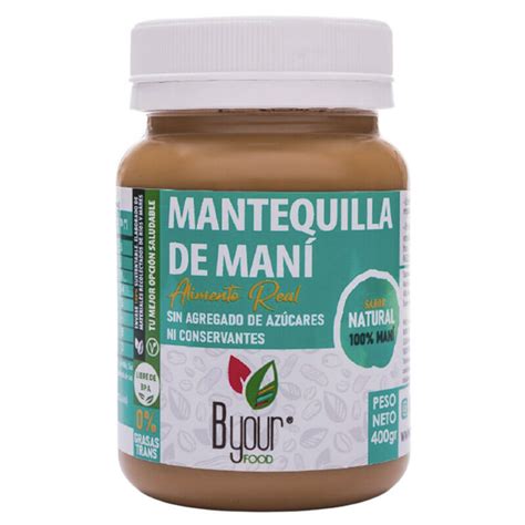 Mantequilla Maní 100 B Your Food” 400g Liquen