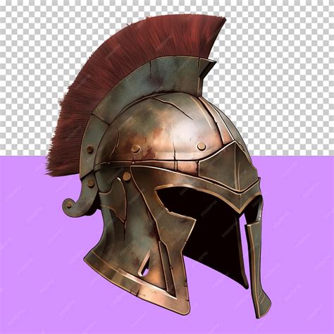 Premium PSD | A gladiator helmet