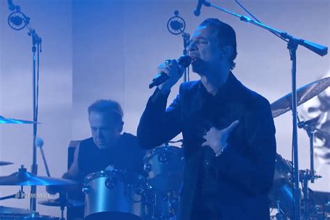 Watch Depeche Mode Perform "Cover Me" on Kimmel - SPIN