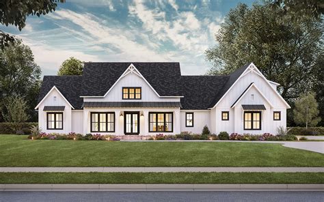 Modern Farmhouse Plan 3346 Square Feet 4 5 Bedrooms 4 Bathrooms