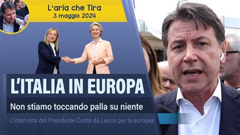 Giuseppe Conte La Meloni Chiede Il Voto Per Cambiare L Europa Fino