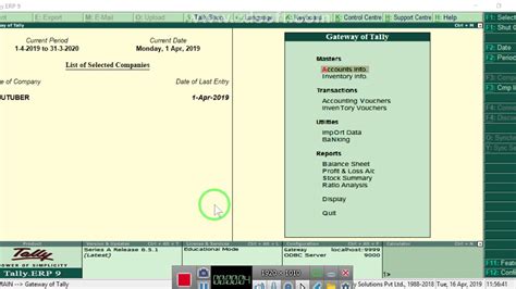 Tally Erp 9 Debit Note And Credit Note Entry सबसे आसान तरीका1 Youtube