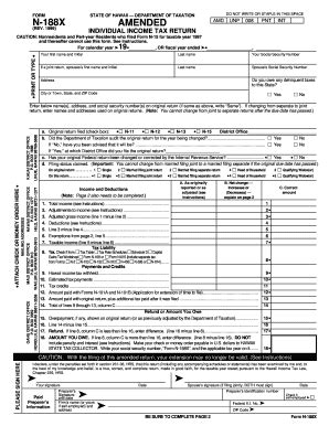 Fillable Online Form N X Rev Forms Fax Email Print Pdffiller