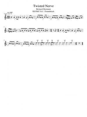 Free sheet music: Twisted Nerve- by Kill Bill, Play and Download any time