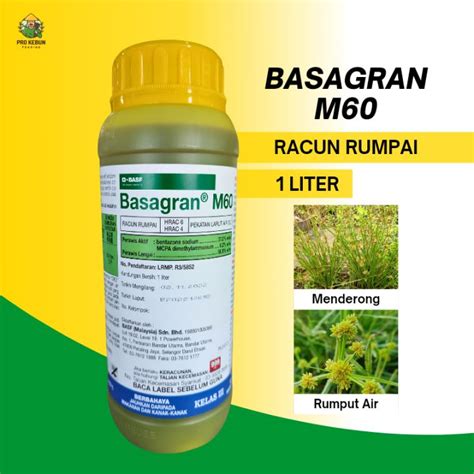 Basagran M Litre Herbicide Racun Rumpai Padi Rumput Air Menderong