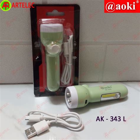 Jual Aoki Senter Tangan Multifungsi Usb Charger Ak L Shopee Indonesia