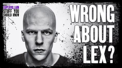 Are You Wrong About Jesse Eisenbergs Lex Luthor Youtube