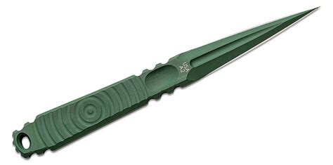 Knight Elements OSS Dagger Fixed Blade Knife 3" A2 Green Double Edge ...