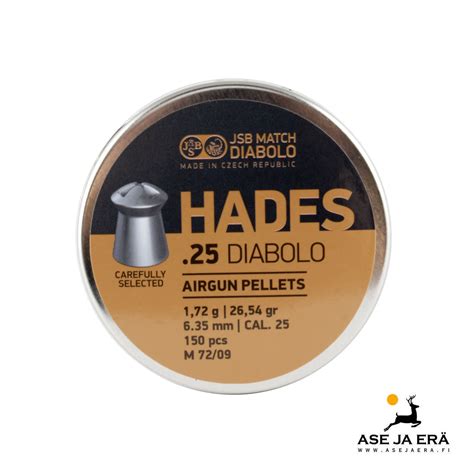 JSB Hades 6 35 Ilma Aseluoti 1 72 G 150 Kpl Rasia 150 Kpl Asejaera Fi