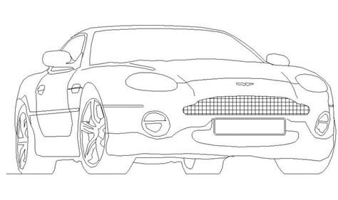 Drawing of 3d view of car block AutoCAD file. - Cadbull