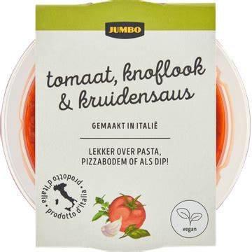 Jumbo Tomaat Knoflook Kruidensaus 150 G Bestellen Jumbo