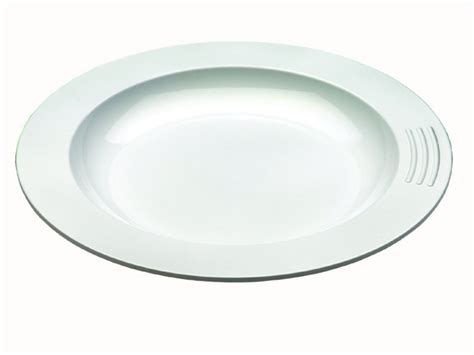 E Saint Romain Assiette Creuse Rond Blanc Plastique Cm