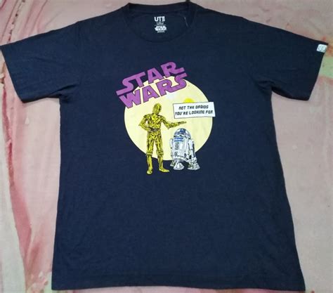 Star Wars Uniqlo Tshirt Mens Fashion Tops And Sets Tshirts And Polo Shirts On Carousell