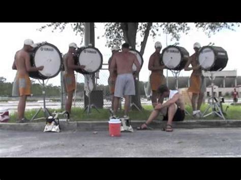 Dci Orlando The Cadets Rehearsal Bass Line Youtube