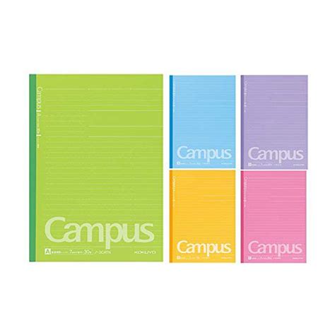 Kokuyo Campus Notebook Semi B5 Dotted 6 Mm Rule Pack Of 5 Bunbougu