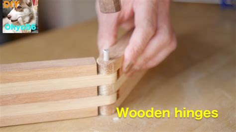 Hinges Made Of Wood Youtube