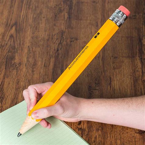 Giant Wooden Pencil in Weird Pens + Pencils Gifts by Archie McPhee