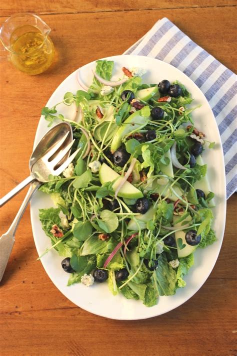 Blueberry Watercress Salad - Blueberry.org