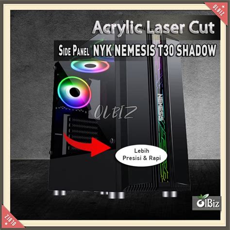 Jual Tutup Kesing Casing NYK Nemesis T30 Shadow Acrylic Akrilik Side