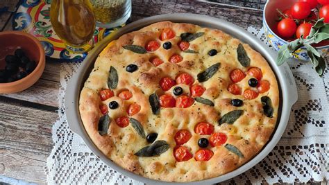 Focaccia Decorata Gusto Amore E Fantasie Di Angie