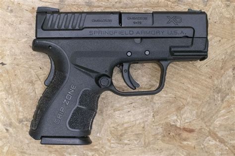 Springfield Xd Mod2 9mm Sub Compact Police Trade In Pistol With Gripzone Sportsmans Outdoor