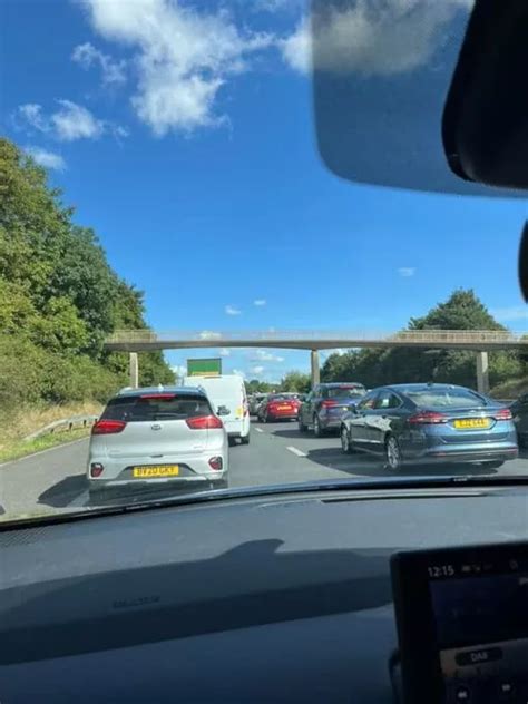 Live Drivers Stuck In M5 Traffic Following Crash Near Taunton