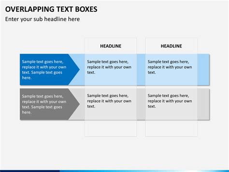 Overlapping Text Boxes PowerPoint And Google Slides Template PPT Slides