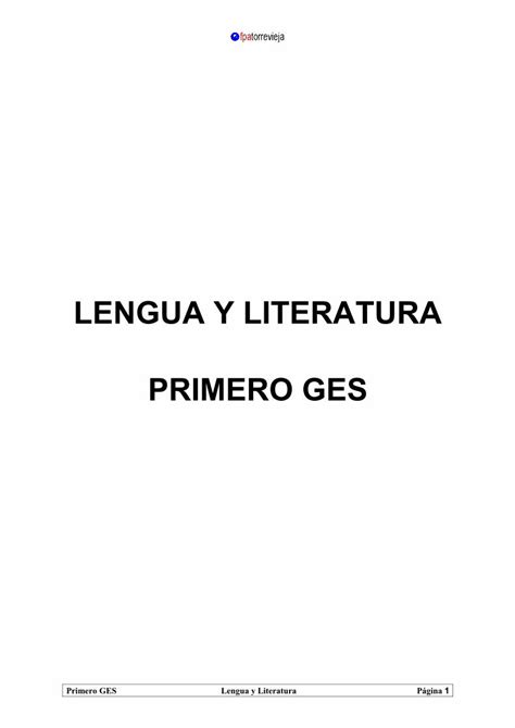 PDF Lengua y Literatura 1º GES epavillena es Funciones y Niveles