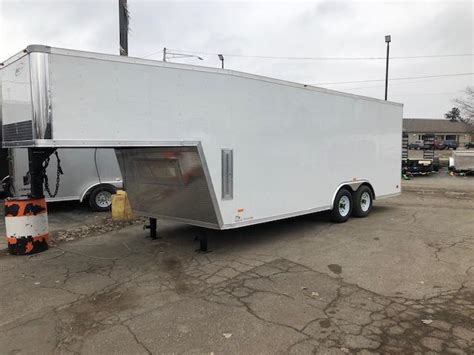 Gooseneck Cargo Enclosed Trailers For Sale Near Me Trailer