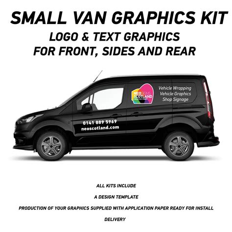 Van06 Small Van Graphics Kit Sign Writing Vehicle Lettering Livery