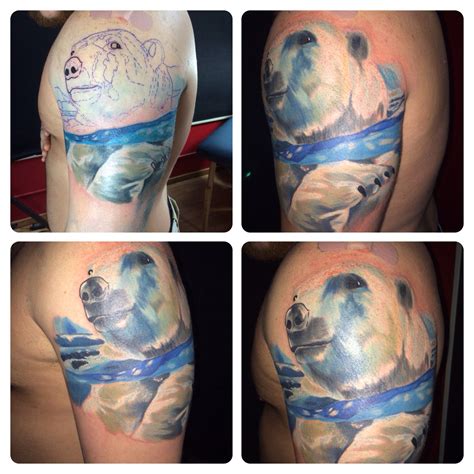 Polar Bear Tattoo Polar Bear Tattoo Body Tattoos Boom Watercolor