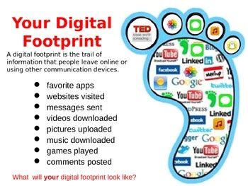 Computer Digital Citizenship Digital Footprint By Jen Laratonda