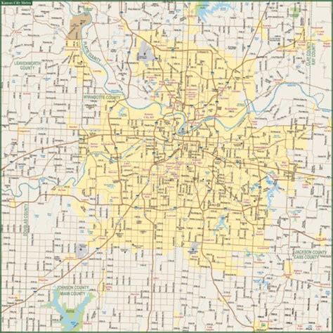 Kansas City Downtown Map | Digital| Creative Force