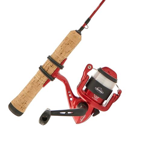 Berkley Cherrywood HD Ice Spinning Reel And Fishing Rod Combo Amazon