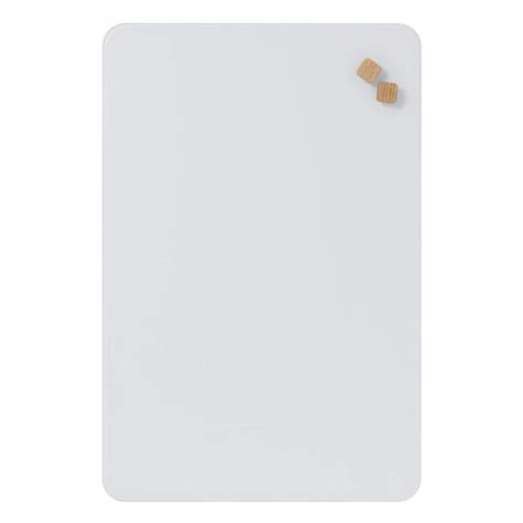 Naga PURE White Magnetic Glass Board 40 X 60 Cm